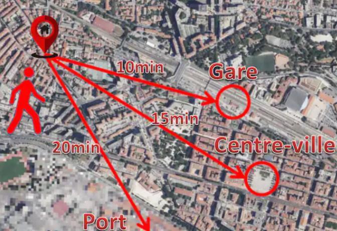 Апартаменты Proche Hyper-Centre Et Gare Тулон Экстерьер фото